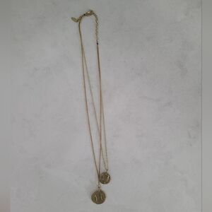 Gold Coin Pendant Necklace